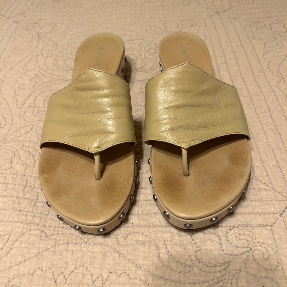 Anne Klein New York All Leather Sandals